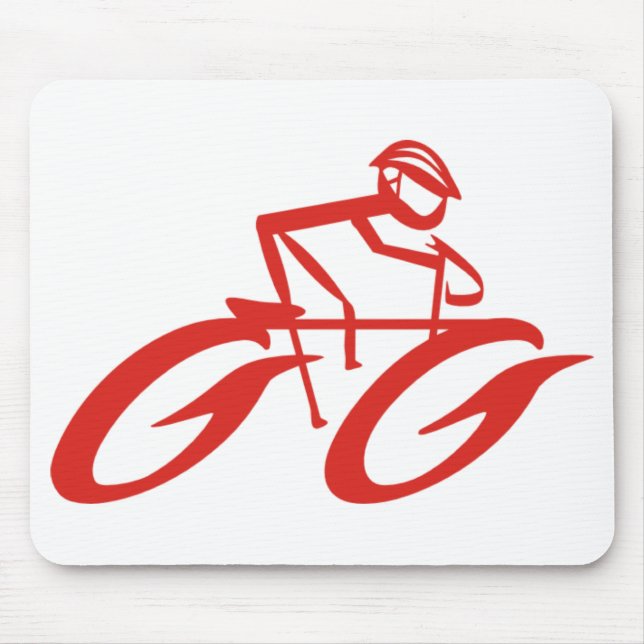 Abstract Cycler Sports Mouse Pad (Front)