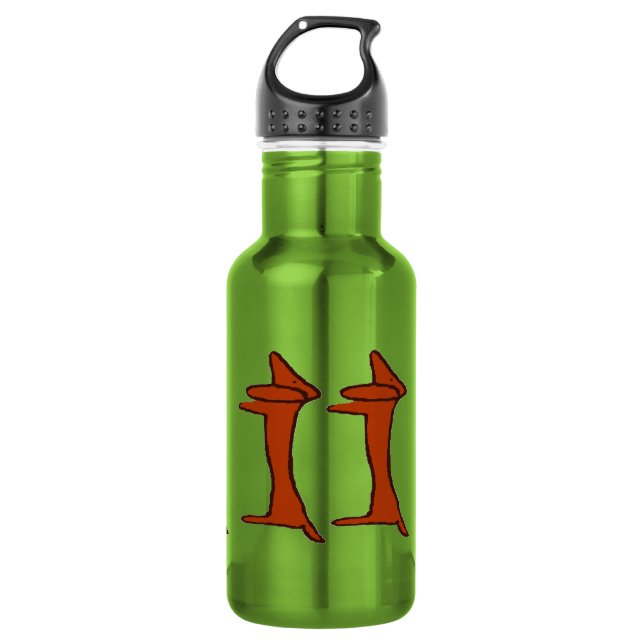 Abstract Dachshund Dog 532 Ml Water Bottle (Front)