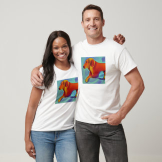 Abstract dachshund T-Shirt
