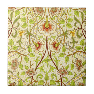 Abstract Daffodil Ceramics Ceramic Tile