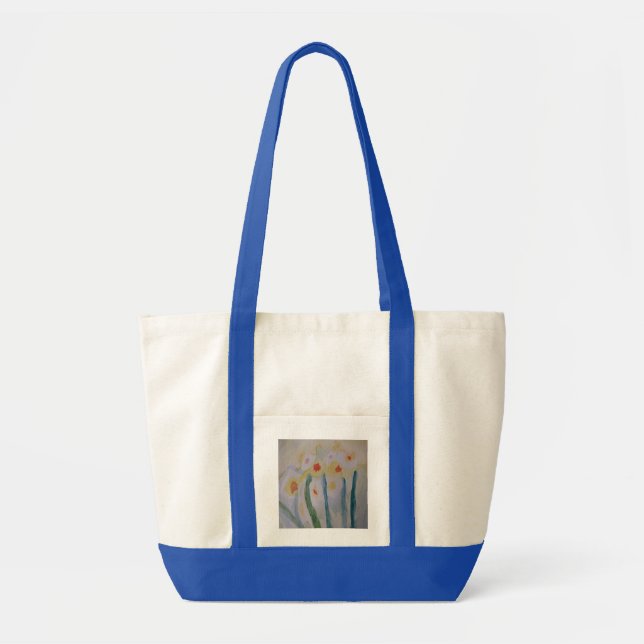 Abstract Daffodils Strap Tote Bag (Front)