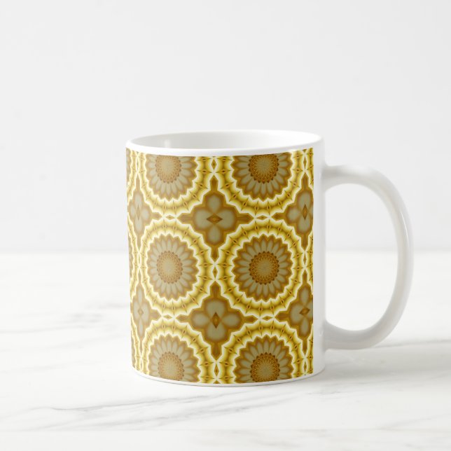 Abstract Daisies Coffee Mug (Right)