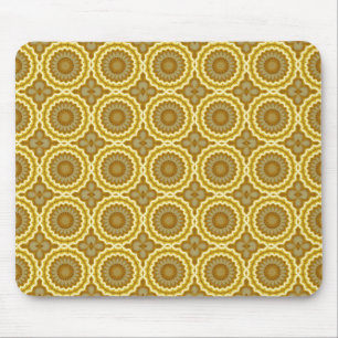 Abstract Daisies Mouse Pad