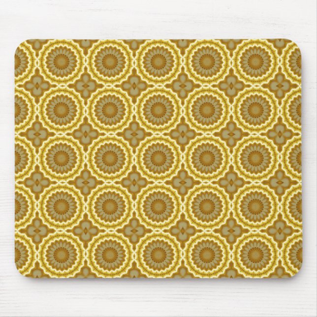 Abstract Daisies Mouse Pad (Front)