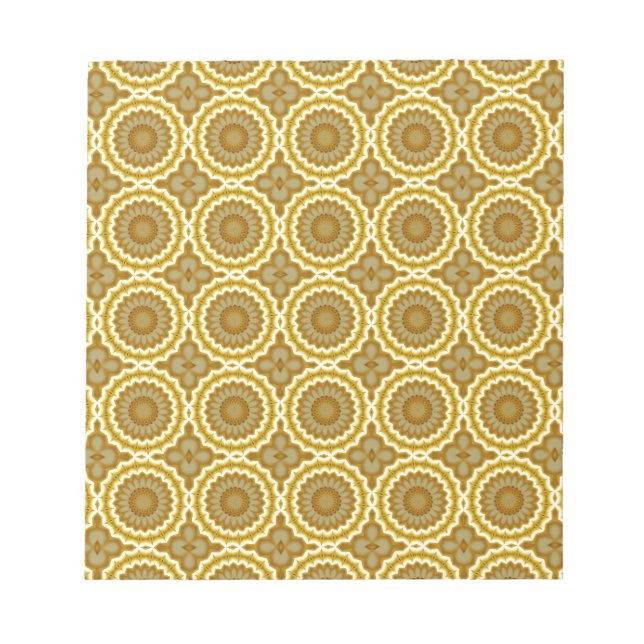 Abstract Daisies Notepad (Front)