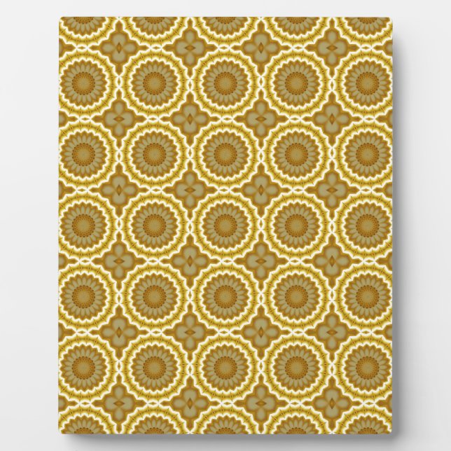Abstract Daisies Plaque (Front)