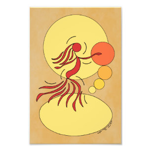 Abstract Dancer Photo Print