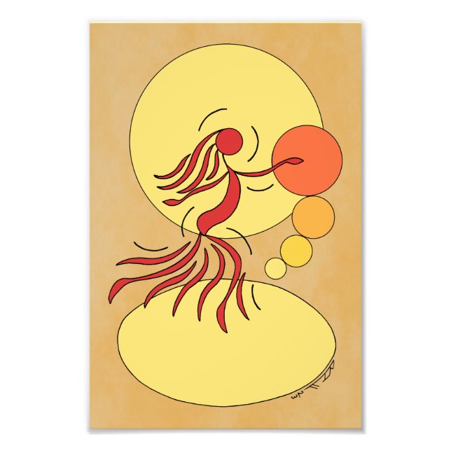 Abstract Dancer Photo Print (Front)