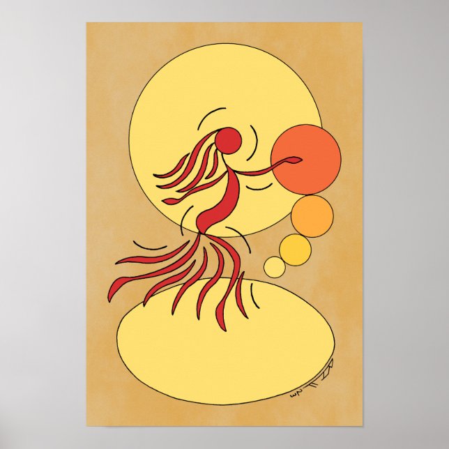 Abstract Dancer Poster (Front)