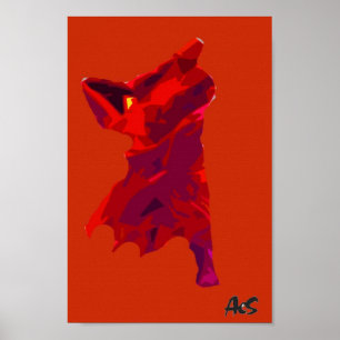 ABSTRACT DANCER POSTER
