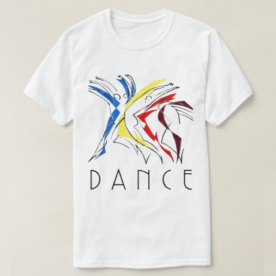 Abstract Dancers Dancing - Dance Lover Artwork T-Shirt