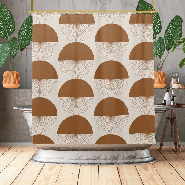 Abstract Dandelion Boho shower curtain (Creator Uploaded)