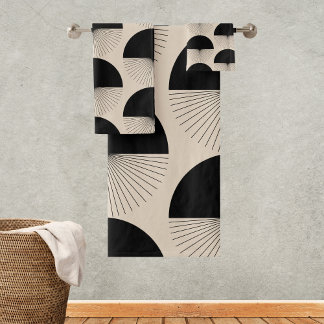 Abstract Dandelion towels Boho Style