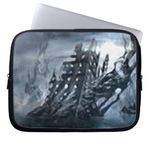 Abstract _dark funda_10 laptop sleeve