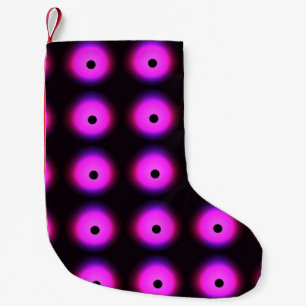 Abstract Dark Pink: Glowing Seamless Small Christmas Stocking