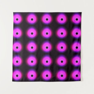 Abstract Dark Pink: Glowing Seamless Tapestry