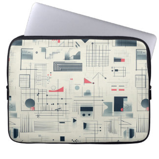 Abstract Data Visualization Laptop Case