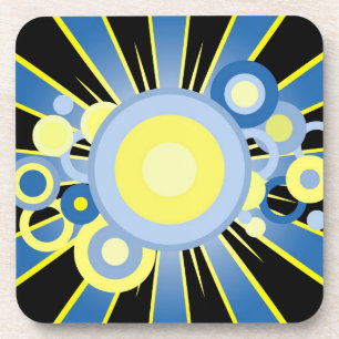 Abstract decoration coaster