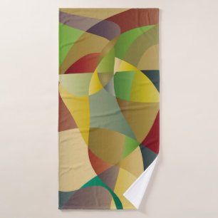 Abstract decorative colorful backgroundabstract,ab bath towel