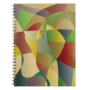 Abstract decorative colourful backgroundabstract,a notebook