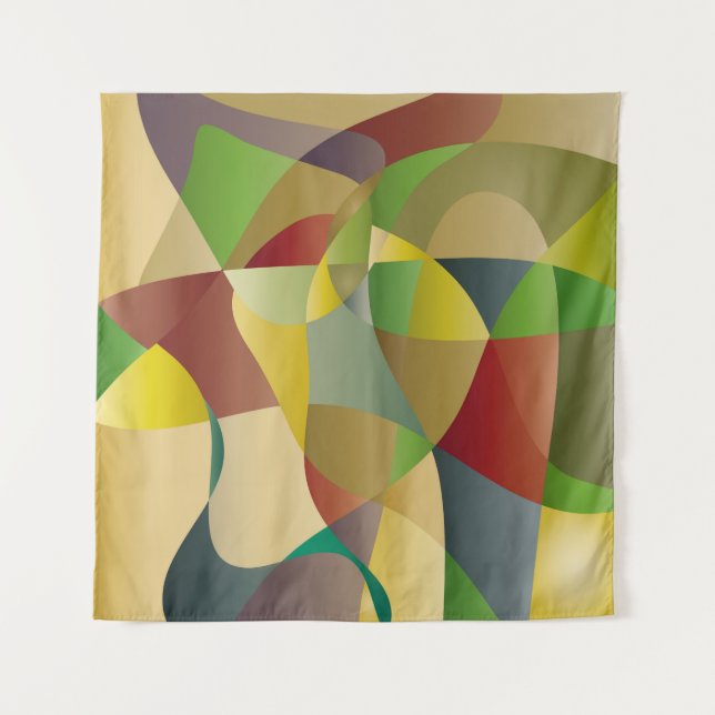 Abstract decorative colourful backgroundabstract,a tapestry (Front)