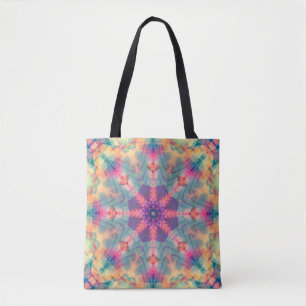 Abstract decorative multicolored texture. Bright f Tote Bag