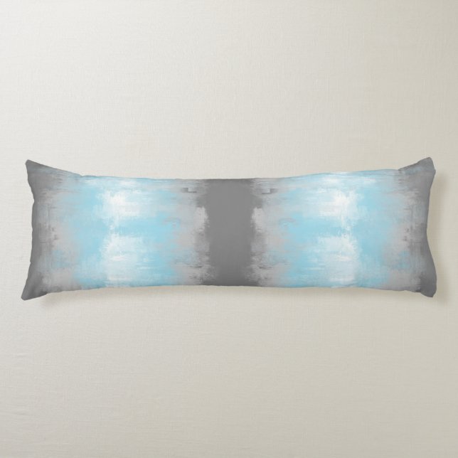 Abstract Demiboy Pride Flag    Body Cushion (Front)