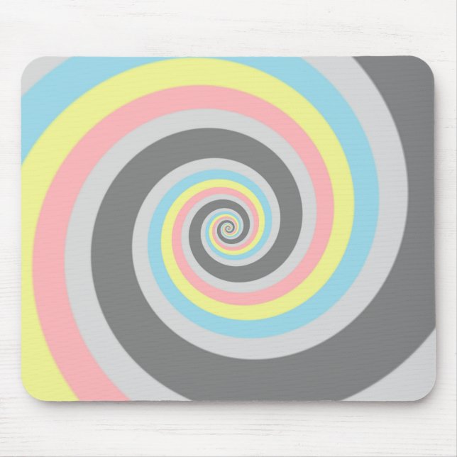Abstract Demiflux Pride Flag       Mouse Pad (Front)