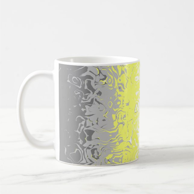 Abstract Demigender Pride Flag     Coffee Mug (Left)