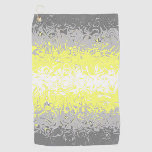 Abstract Demigender Pride Flag    Golf Towel