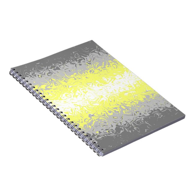 Abstract Demigender Pride Flag     Notebook (Right Side)