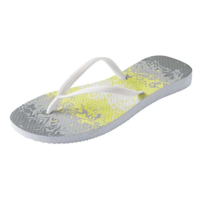 Abstract Demigender Pride Flag    Thongs (Angled)