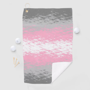 Abstract Demigirl Pride Flag Golf Towel