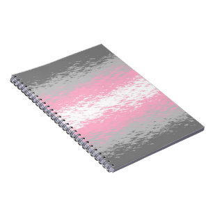 Abstract Demigirl Pride Flag Notebook