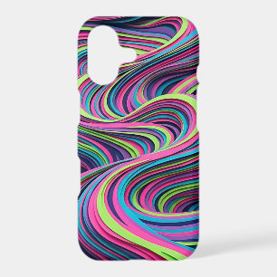 Abstract Desert Dune Neon iPhone Cases