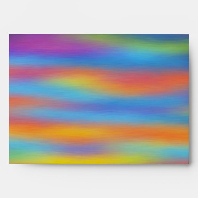 Abstract Desert Sunset Sky Artwork Envelope (Front)