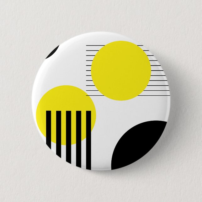 Abstract design 6 cm round badge (Front)