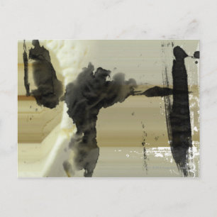 Abstract design and stripes postcard