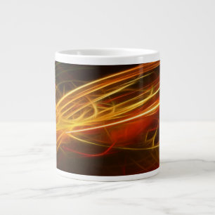Abstract design Banner Large Coffee Mug