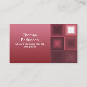 abstract design business card