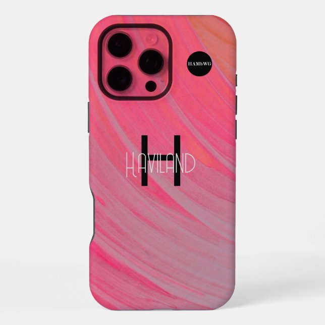 Abstract Design Cell Phone Case HAMbWG (Back)
