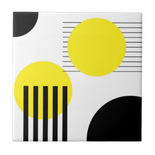 Abstract design ceramic tile