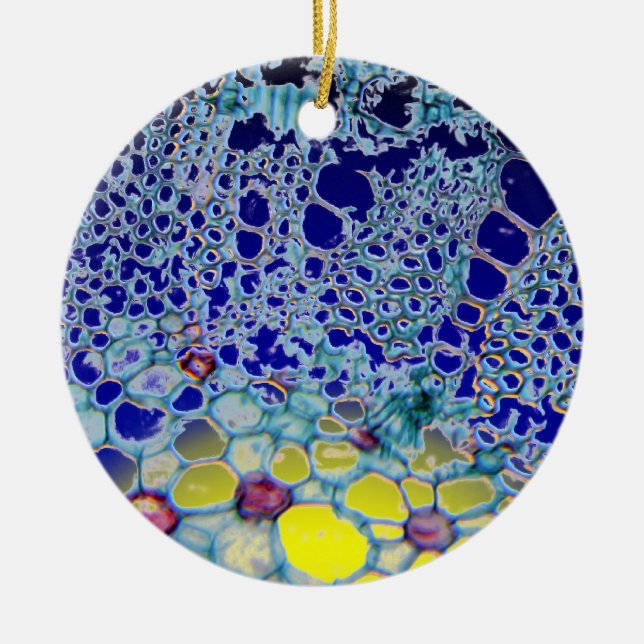 abstract design ceramic tree decoration (Front)