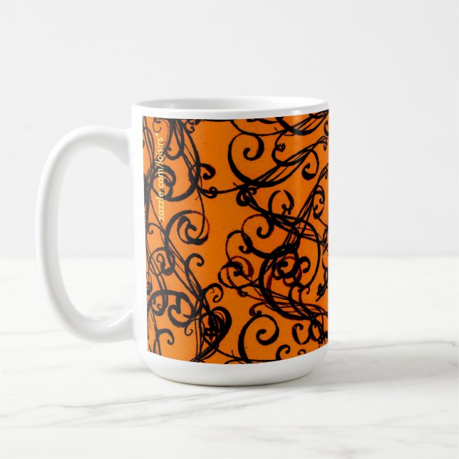 Abstract Design Coffee Mug (Left)