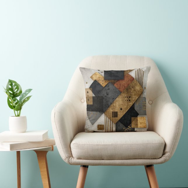 Abstract design cushion (Chair)