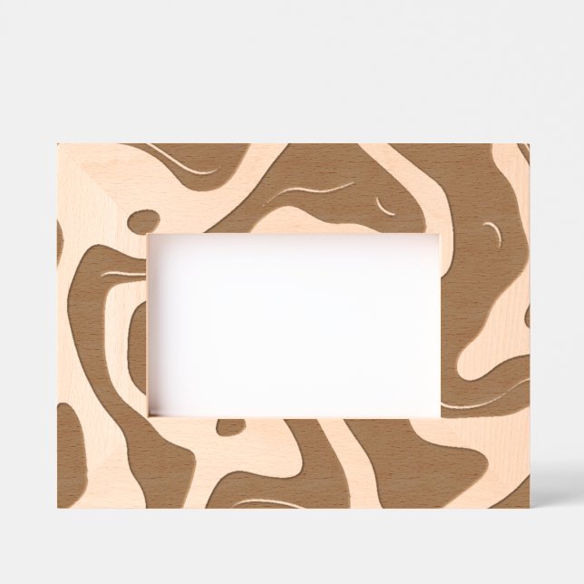 Abstract Design Etched Picture Frame (Front)