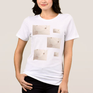 abstract design featuring geometric shapes Tri-Blend shirt