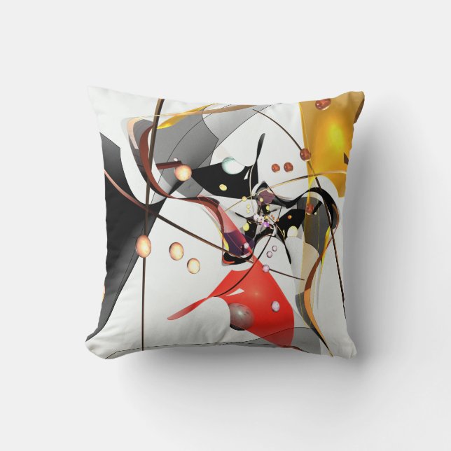 abstract design fractal cushion (Front)