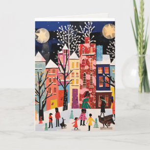 Abstract Design Holiday Card