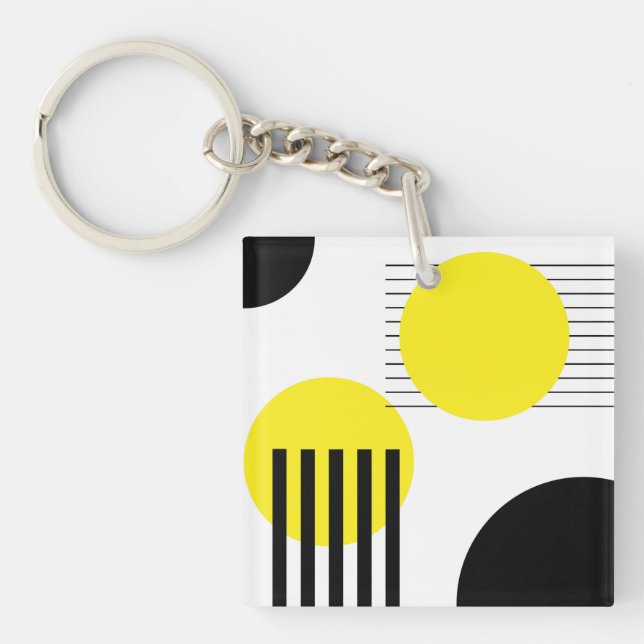 Abstract design key ring (Front)